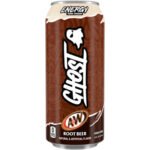 GHOST Energy Drink – A&W Root Beer (12 Drinks, 16 Fl Oz. Each)