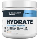 Transparent Labs Hydrate Electrolyte Formula – White Peach (40 Servings)