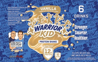 JOCKO FUEL Warrior Kid Protein Shake – Vanilla (8 fl oz./6 Drinks)