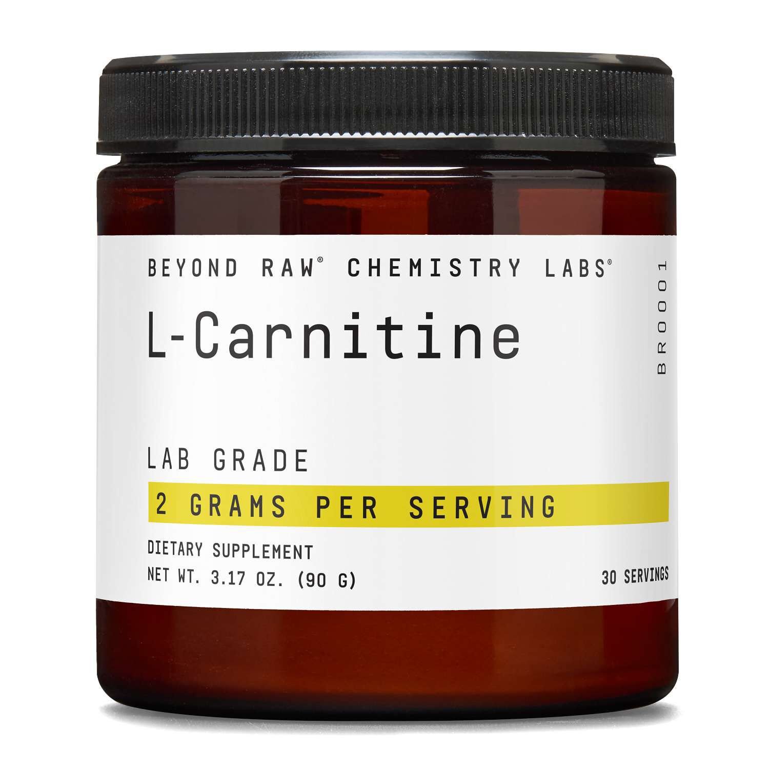 369897_Beyond_Raw_Chemistry_Labs_L-Carnitine_30svgs_tub_Front.jpg Beyond Raw® Chemistry Labs™ L-Carnitine (30 Servings) - Image 1