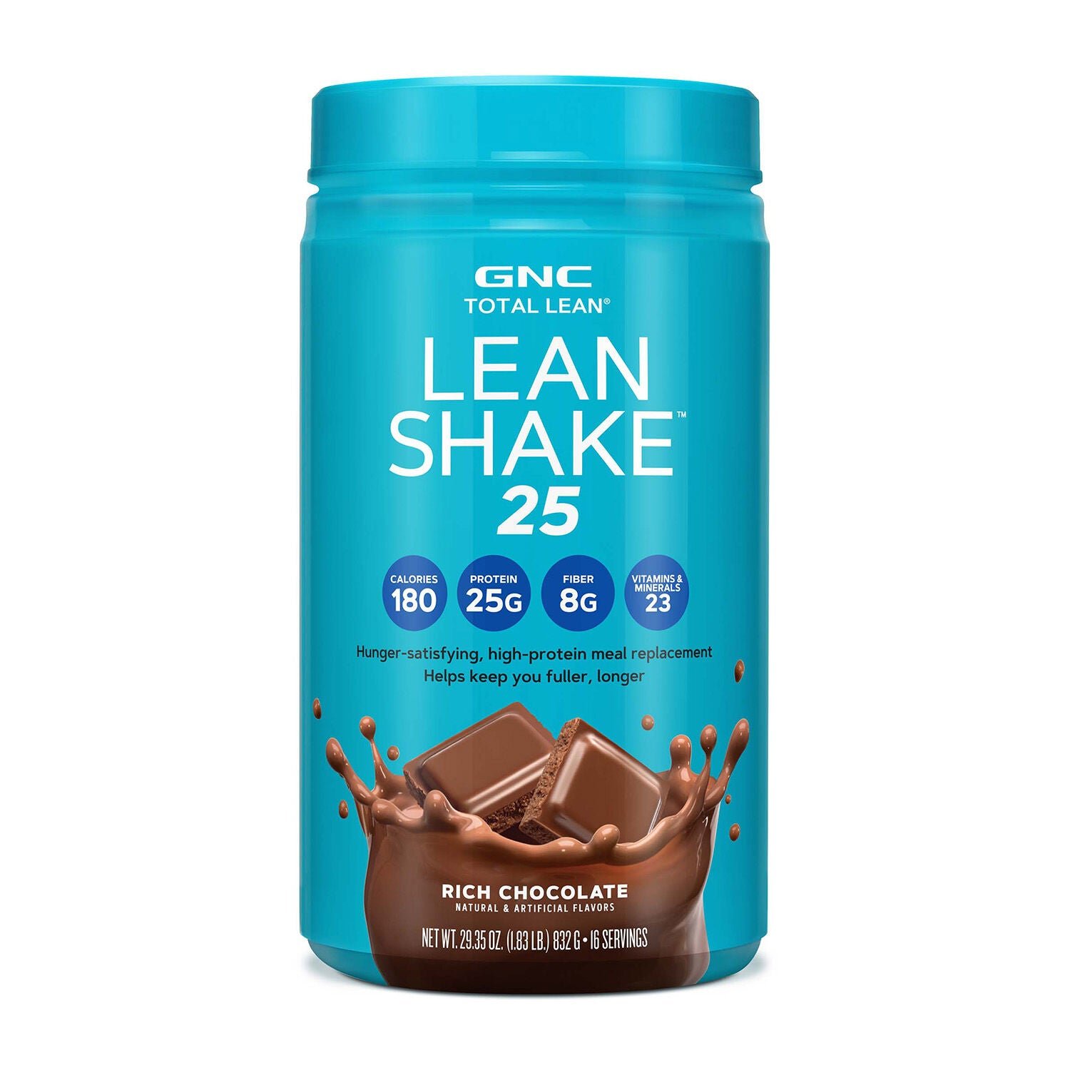 370113_EBC_Thumbnail_01_GNC_TotalLean_LeanShake25_HeroProduct.jpg GNC Total Lean® Lean Shake 25™ - Rich Chocolate (16 Servings) - Image 1