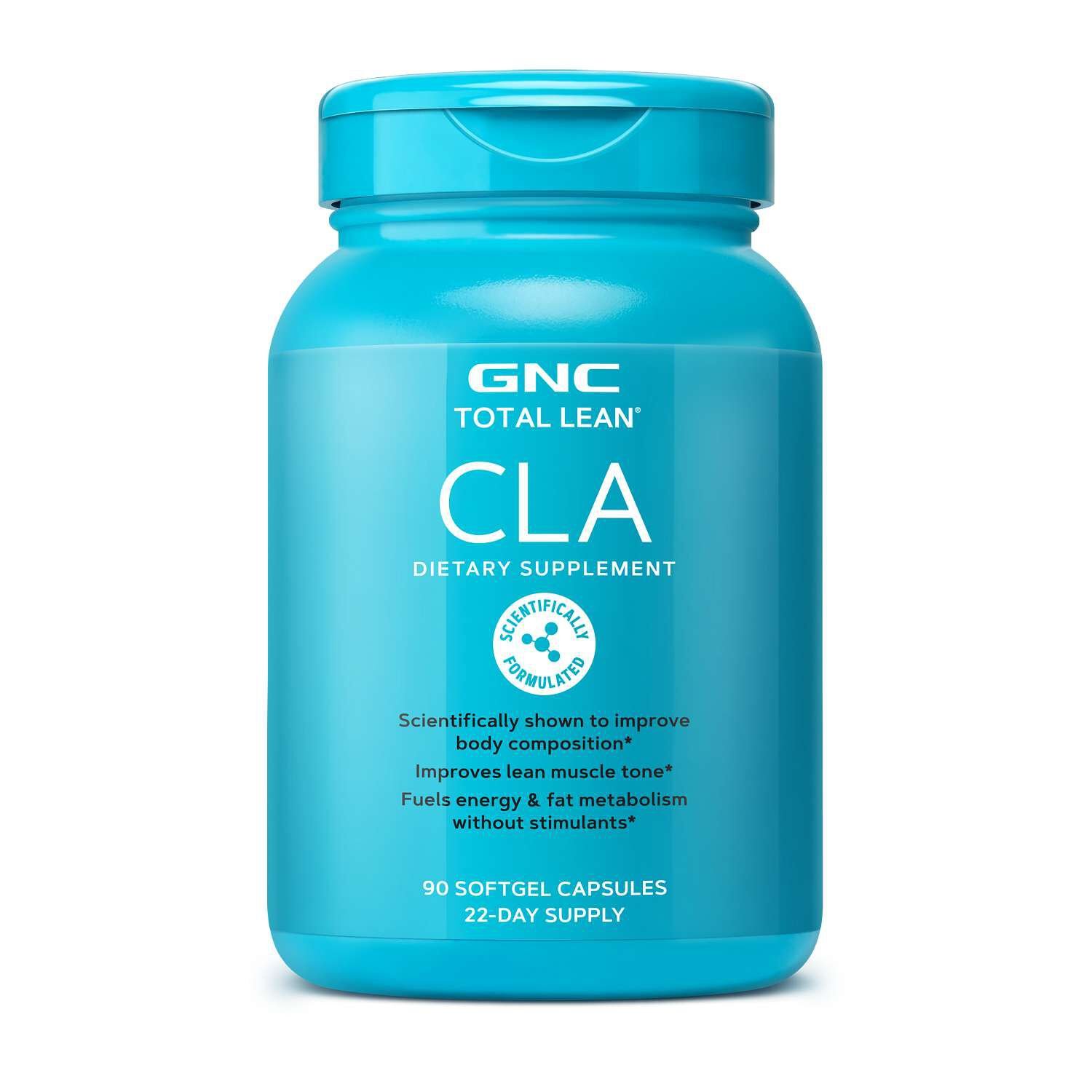 489110_GNC_Total_Lean_CLA_Bottle_Front.jpg GNC Total Lean® CLA - 90 Softgels (45 Servings) - Image 1