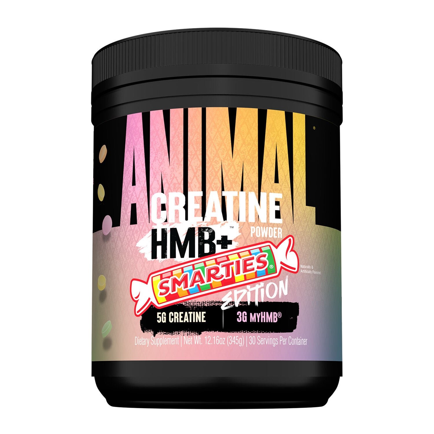 542023_ANIMAL_Creatine_HMB20_SMARTIES_Front.jpg Universal Nutrition Creatine HMB+ Smarties (30 Servings) - Image 1