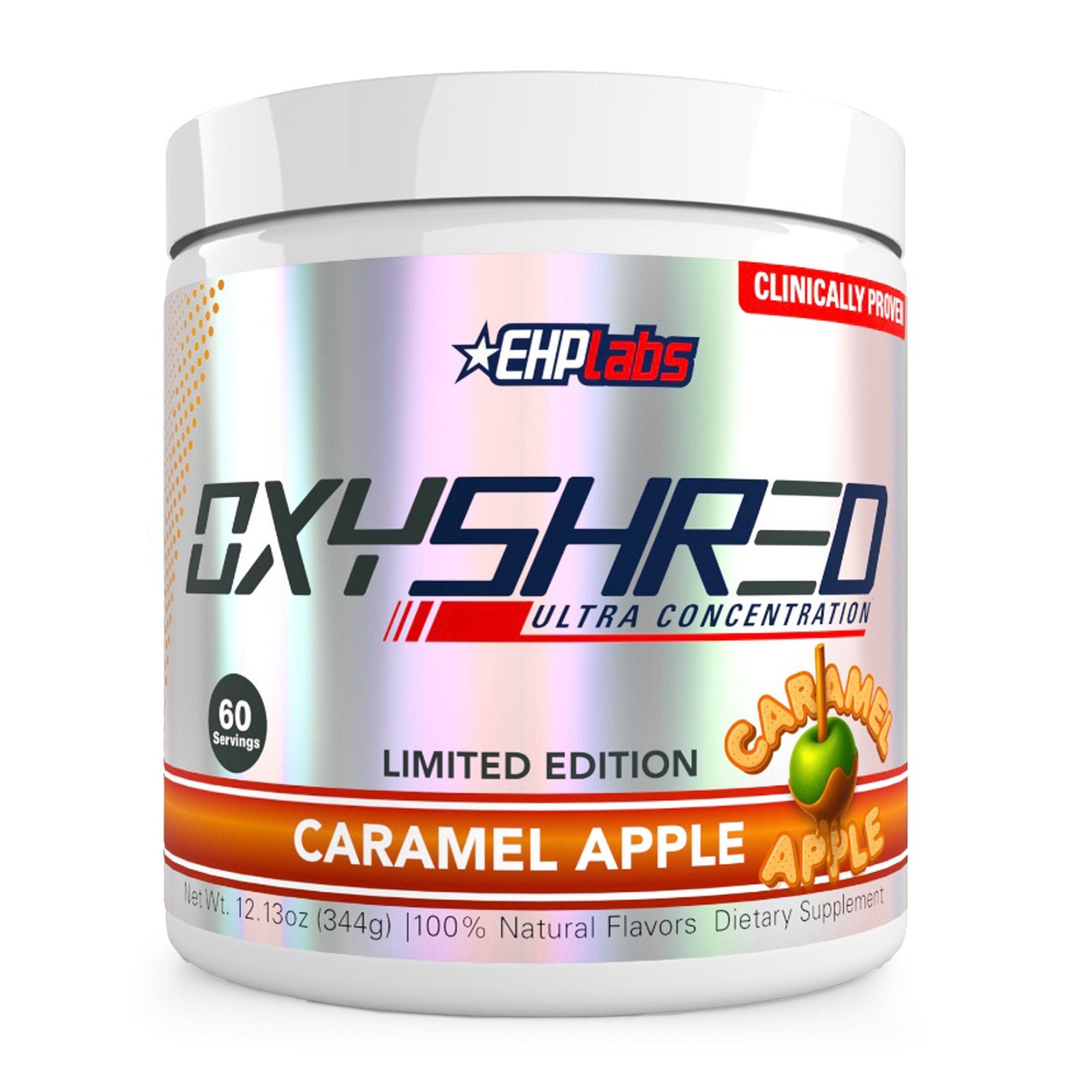 559628_EHP_Labs_Oxyshred_Caramel_Apple_Front.jpg EHP Labs Oxyshred OxyShred - Caramel Apple - 12.35oz. (60 Servings) - Image 1