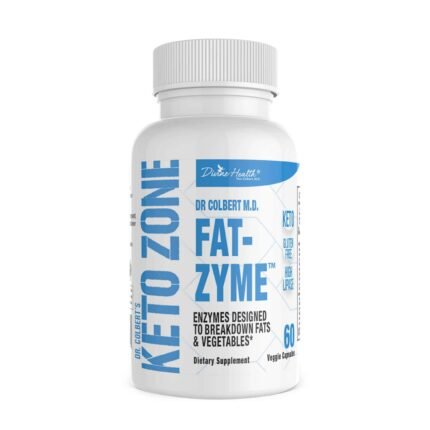 Keto Zone Fat-Zyme™ - 60 Veggie Capsules (30 Servings)