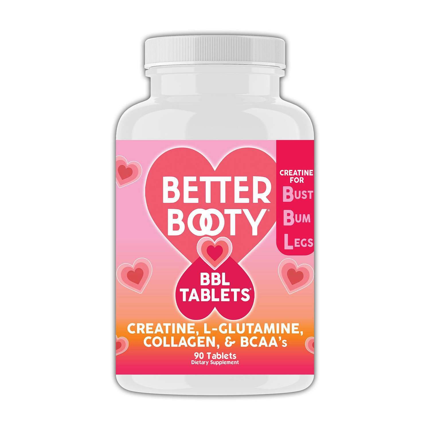 577183_web_Better_Booty_BBL_Front.jpg Angry Supplements™ Better Booty BBL Creatine - 90 Tablets (30 Servings) - Image 1