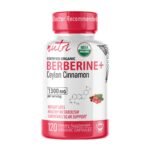 Nature's Fusions Berberine+ Ceylon Cinnamon 1300mg - 120 Capsules (60 Servings)