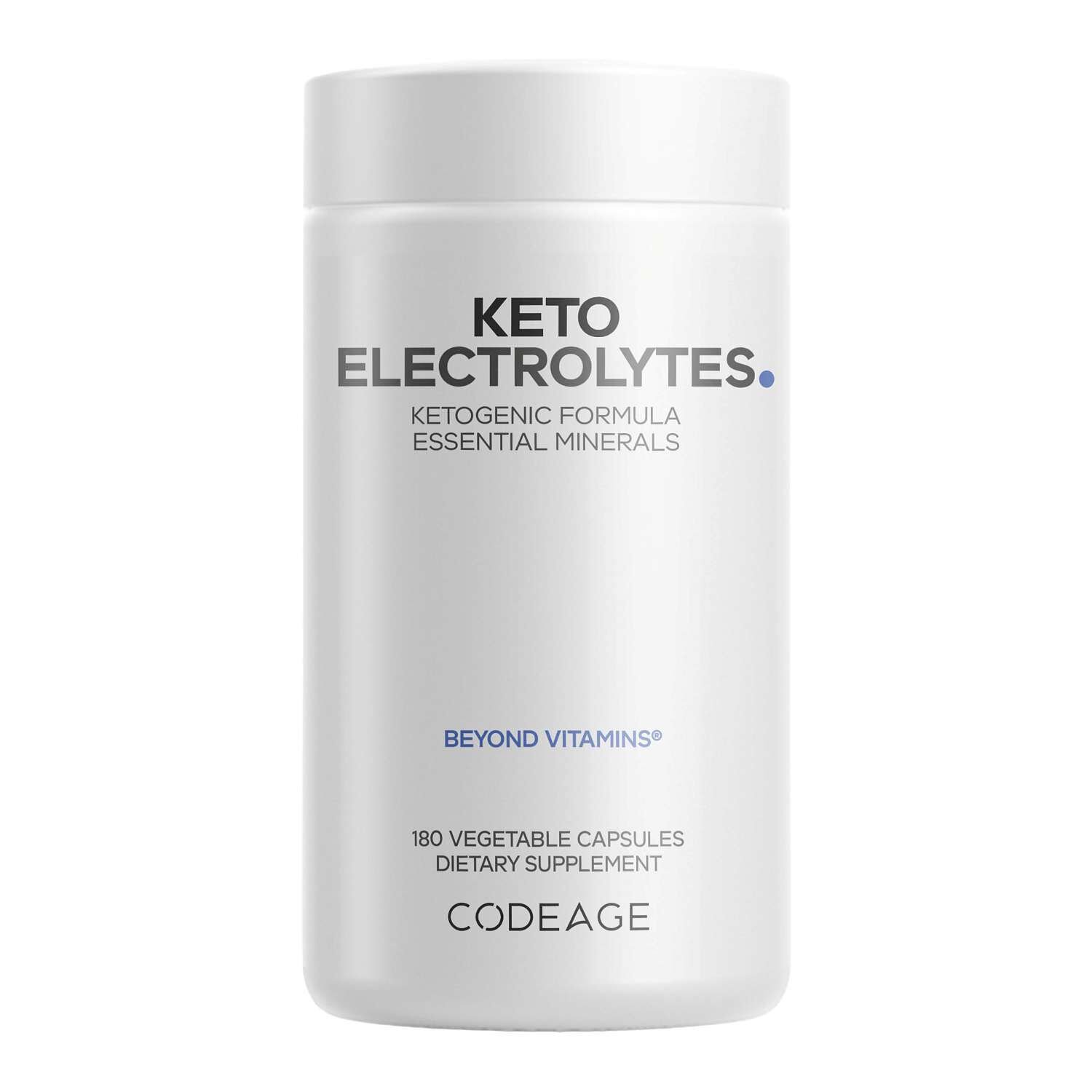 585020_Codeage_Keto_Electrolytes_Front.jpg Codeage Keto Electrolytes - 180 Capsules (90 Servings) - Image 1