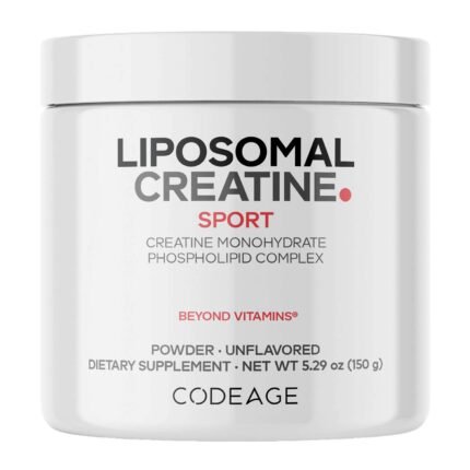 Codeage Liposomal Creatine Monohydrate - Unflavored (30 Servings)