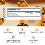 Codeage Liposomal L-Carnitine+ - 90 Capsules (90 Servings) - Image 4