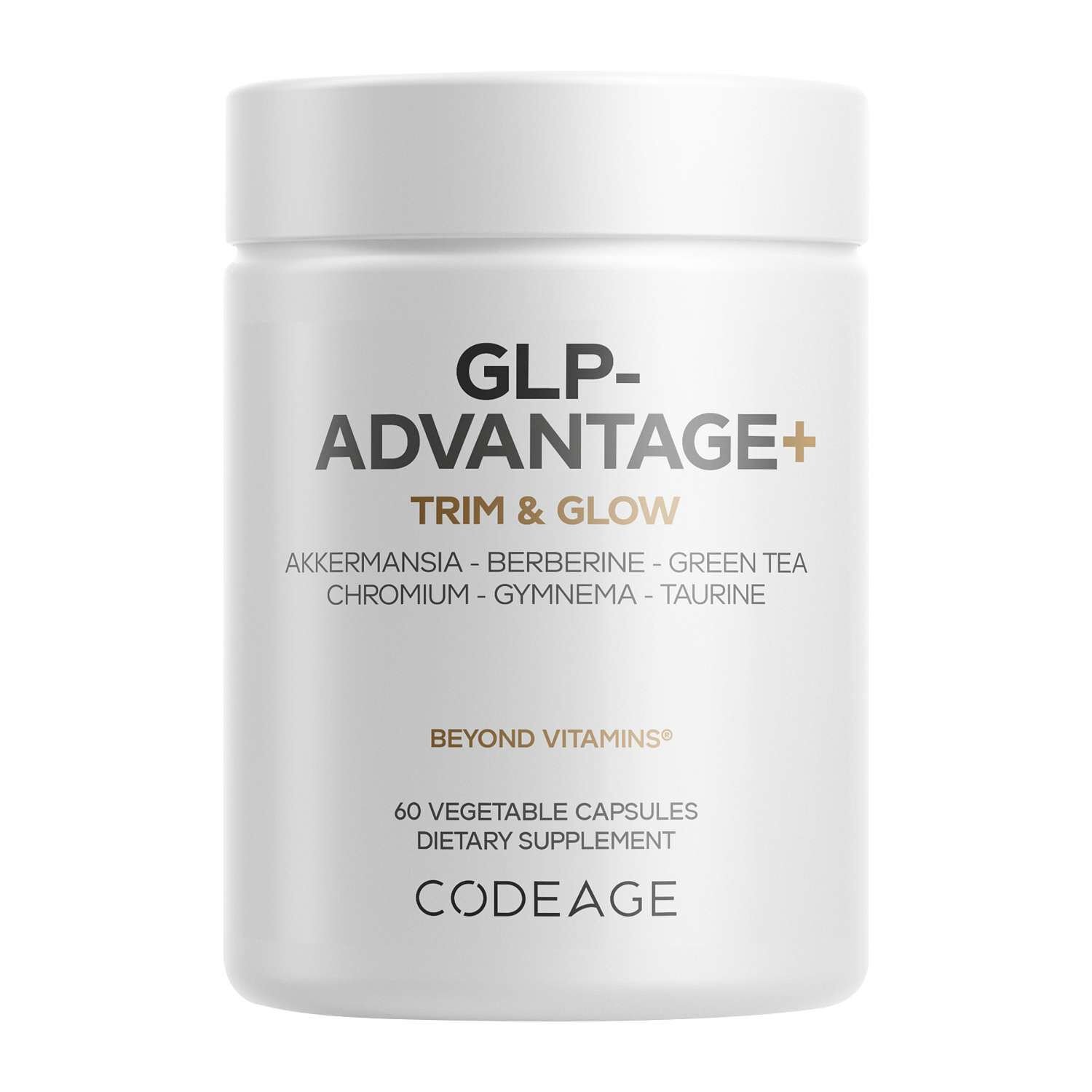 585172_Codeage_GLP-Advantage_Front.jpg Codeage GLP-Advantage - 60 Capsules (30 Servings) - Image 1