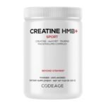 Codeage Creatine HMB+ Sport Complex unflavored powder, 11.32 oz — front of container