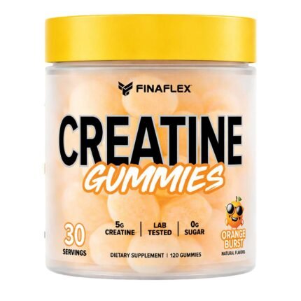 FINAFLEX® Creatine Gummies - Orange Burst - 120 Gummies (30 Servings)