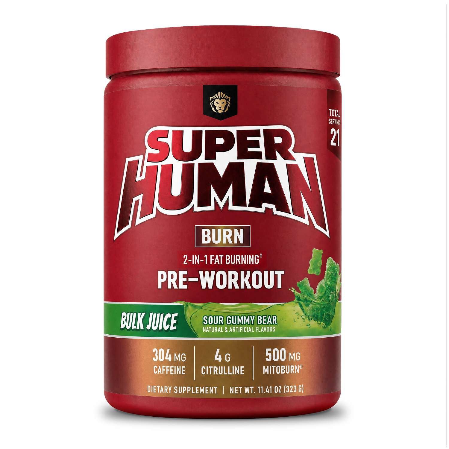 593786_AlphaLion_Superhuman_Burn_Bulk_Juice_Front.jpg Alpha Lion Superhuman Burn - Bulk Juice (21 Servings) - Image 1
