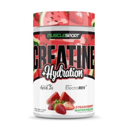 MuscleSport Creatine and Hydration - Strawberry Watermelon (60 Servings)