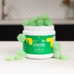 Create Wellness Creatine Monohydrate Gummies - Sour Green Apple - 45 Gummies (15 Servings) - Image 3