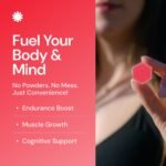 Create Wellness Creatine Monohydrate Gummies - Sour Cherry - 45 Gummies (15 Servings) - Image 5