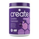 Create Wellness Creatine Monohydrate Gummies - Sour Grape - 90 Gummies (30 Servings)