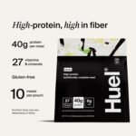 Huel® Black Edition: High-Protein Meal Powder - Vanilla (10 Servings) - Image 3