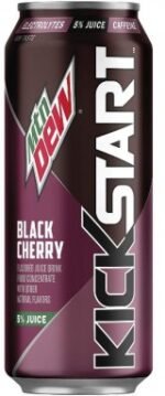 Mountain Dew Kickstart - Black Cherry - 16oz.