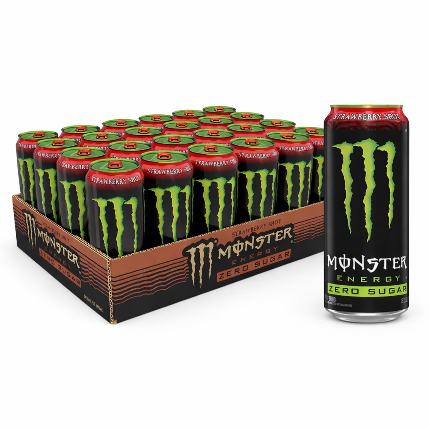 Monster Energy Zero Sugar Strawberry Shot multipack product image