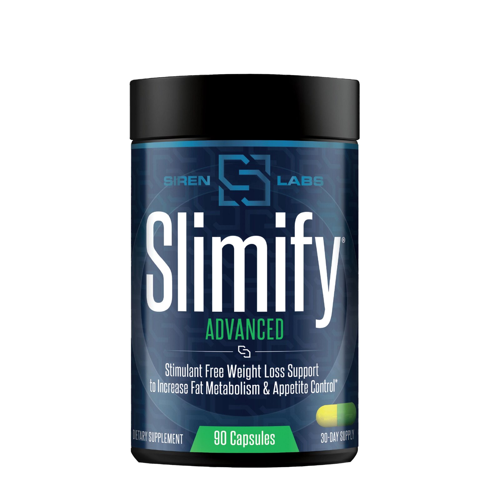 967070_SirenLabs_SLIMIFYADVANCED_front.jpg SirenLabs® Slimify® Advanced Stimulant Free Weight Loss Support - 90 Capsules (30 Servings) - Image 1