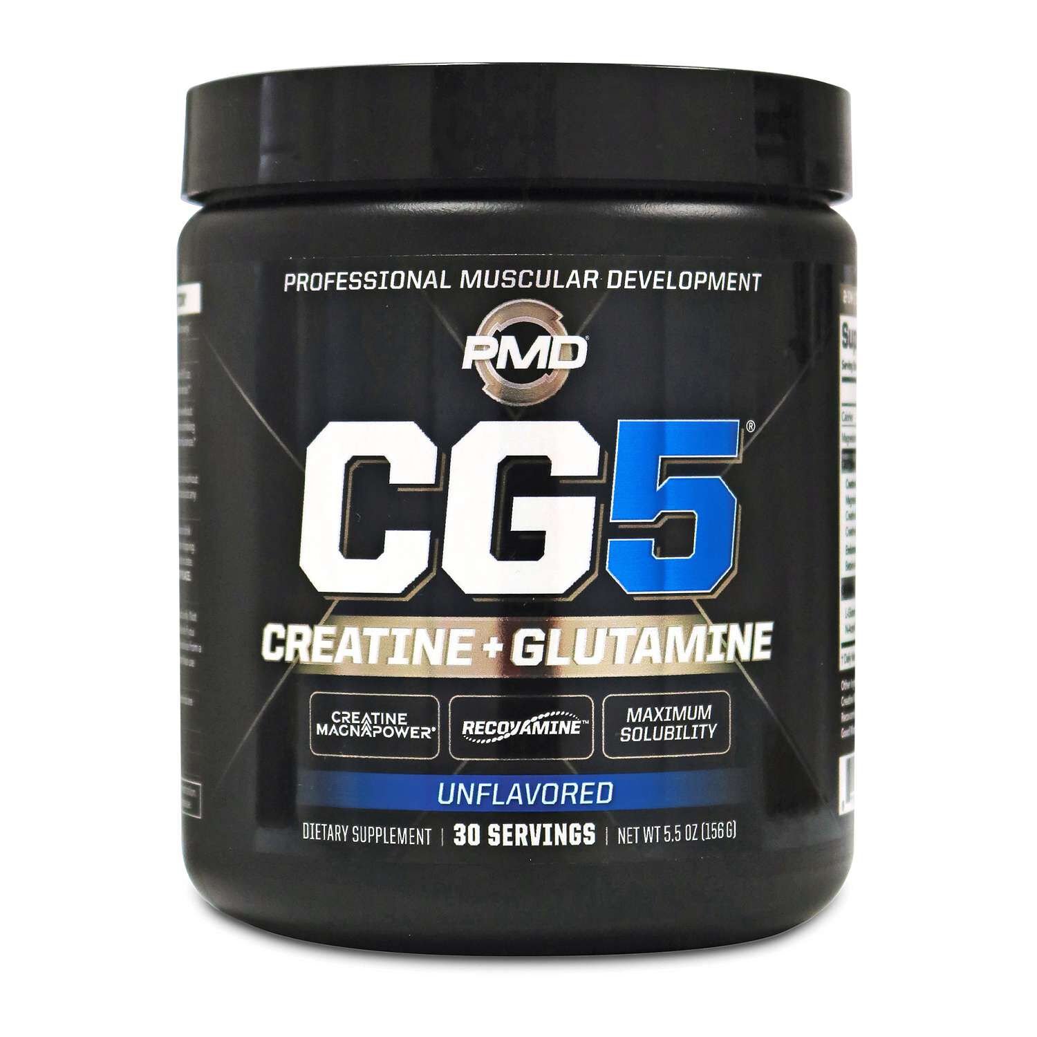 967127_PMD_CG5_30srv_Unflavored_Front.jpg PMD® CG5® Creatine + Glutamine - Unflavored - (30 Servings) - Image 1