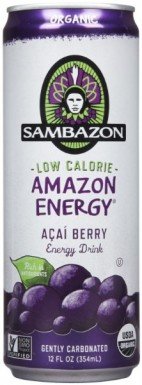 Sambazon Amazon Energy Low Calorie - Acai Berry - 12oz