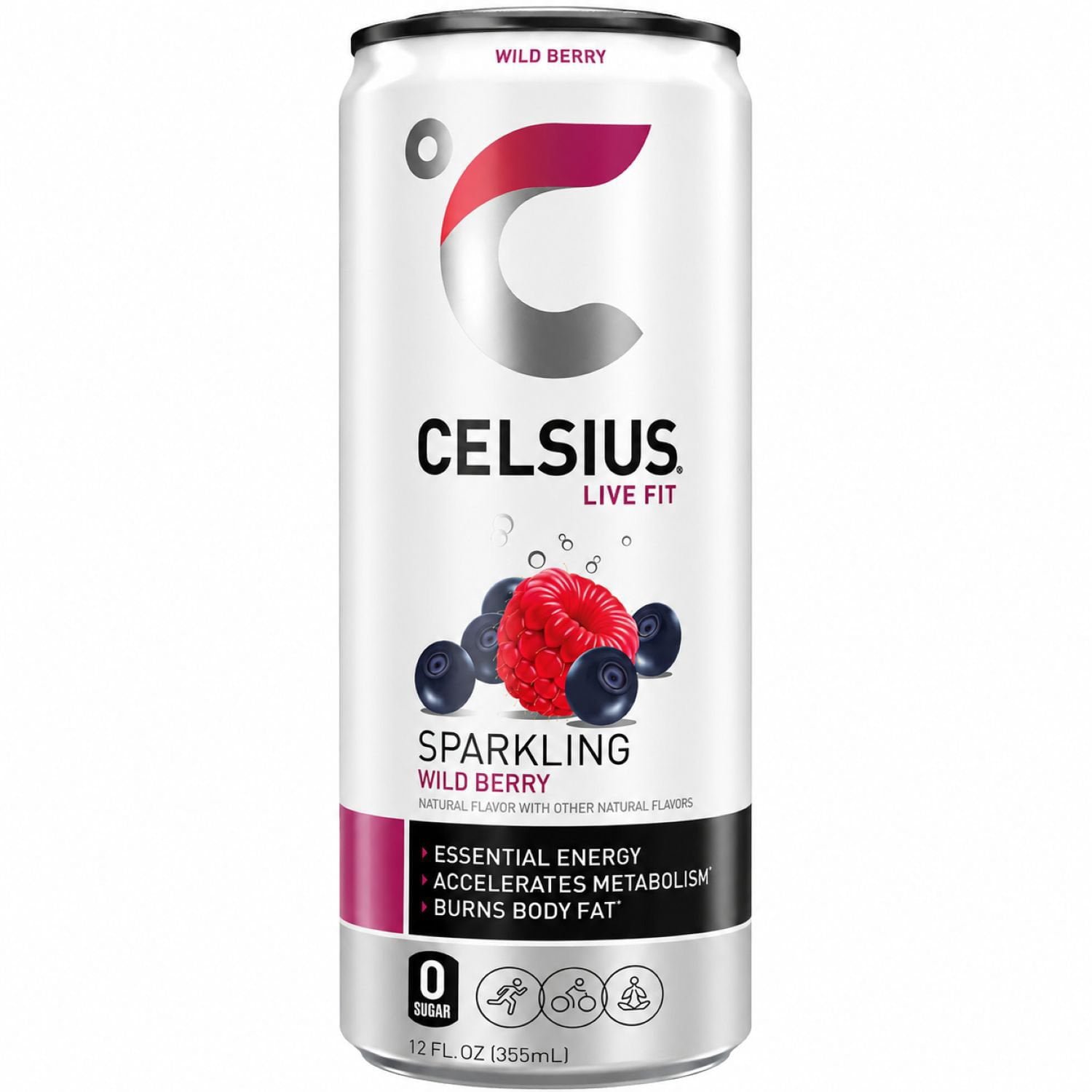 b7dd1ead-66bd-47c0-b17c-96f33a580a10.7e76cef4eeb7a1136ce87f6309732642.jpeg Celsius Sparkling Wild Berry, Single, 12 fl. oz. - Image 1