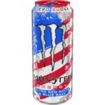 Monster Energy Ultra, Sugar Free Energy Drink, Red White & Blue Razz, 16 fl. oz., 18 pk. - Image 4