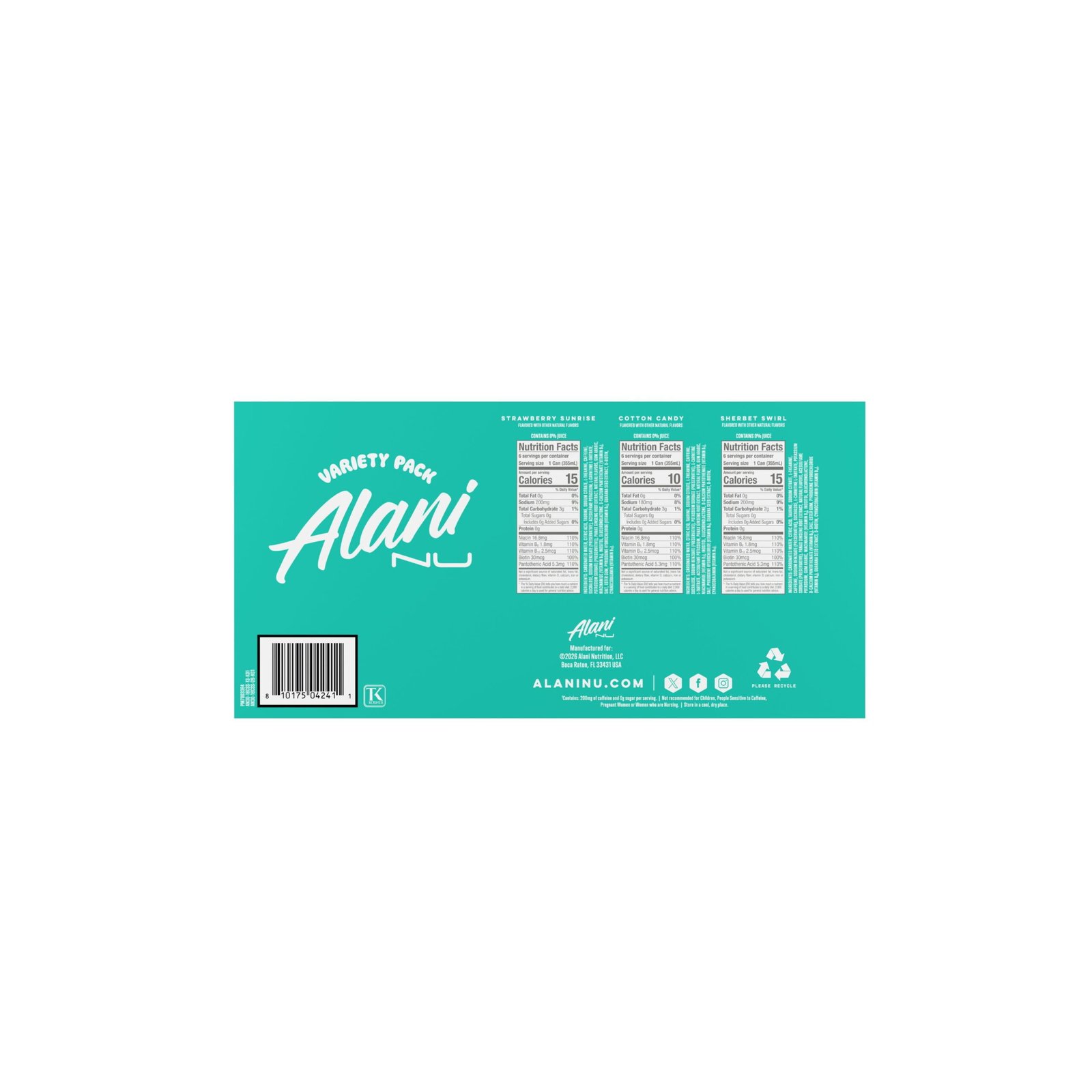Alternate catalog image associated with Alani Nu Energy Drink Variety Pack